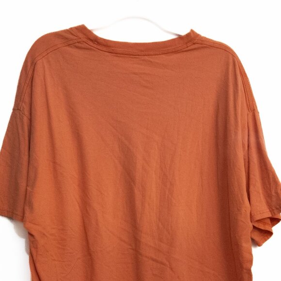 Vintage Oversized Rust Orange Unisex T-Shirt - Picture 8 of 8